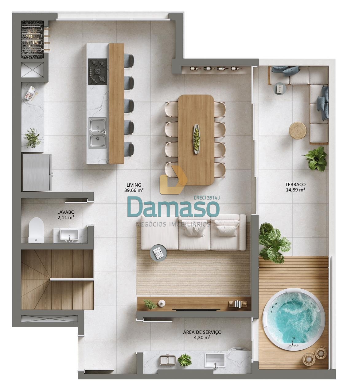 Apartamento à venda com 2 quartos, 74m² - Foto 9