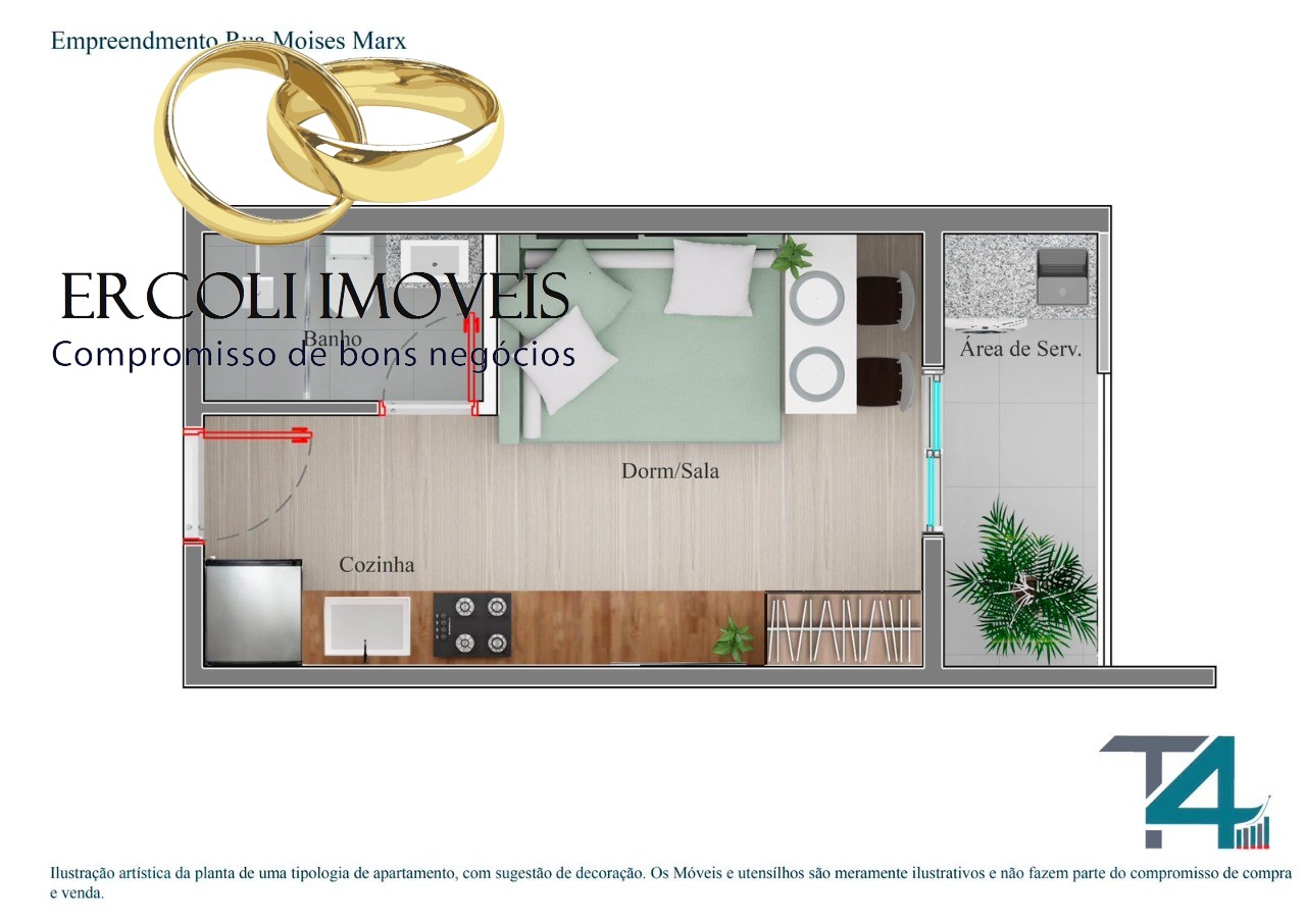 Apartamento, 1 quarto, 22 m² - Foto 13