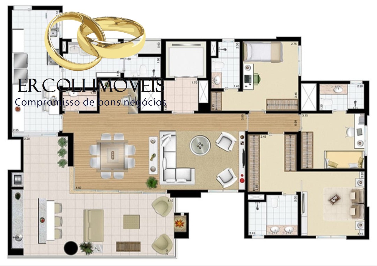 Apartamento, 4 quartos, 171 m² - Foto 14