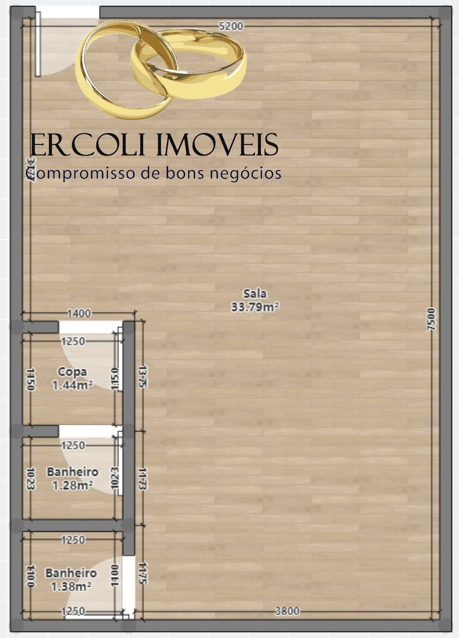Sala-Conjunto, 45 m² - Foto 6