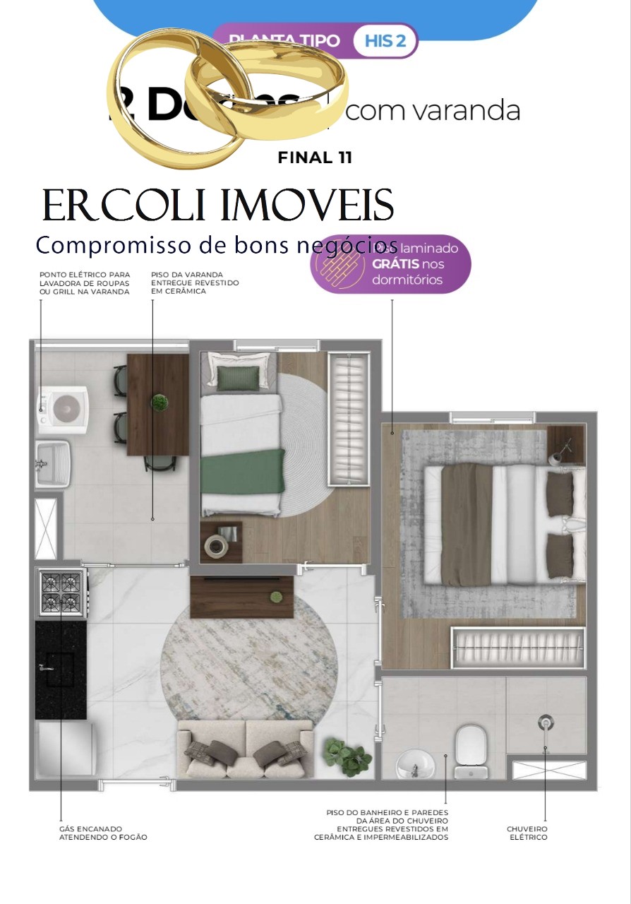 Apartamento, 1 quarto, 28 m² - Foto 12