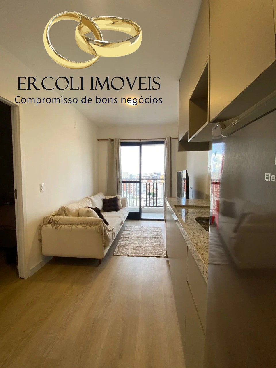 Apartamento, 1 quarto, 29 m² - Foto 1