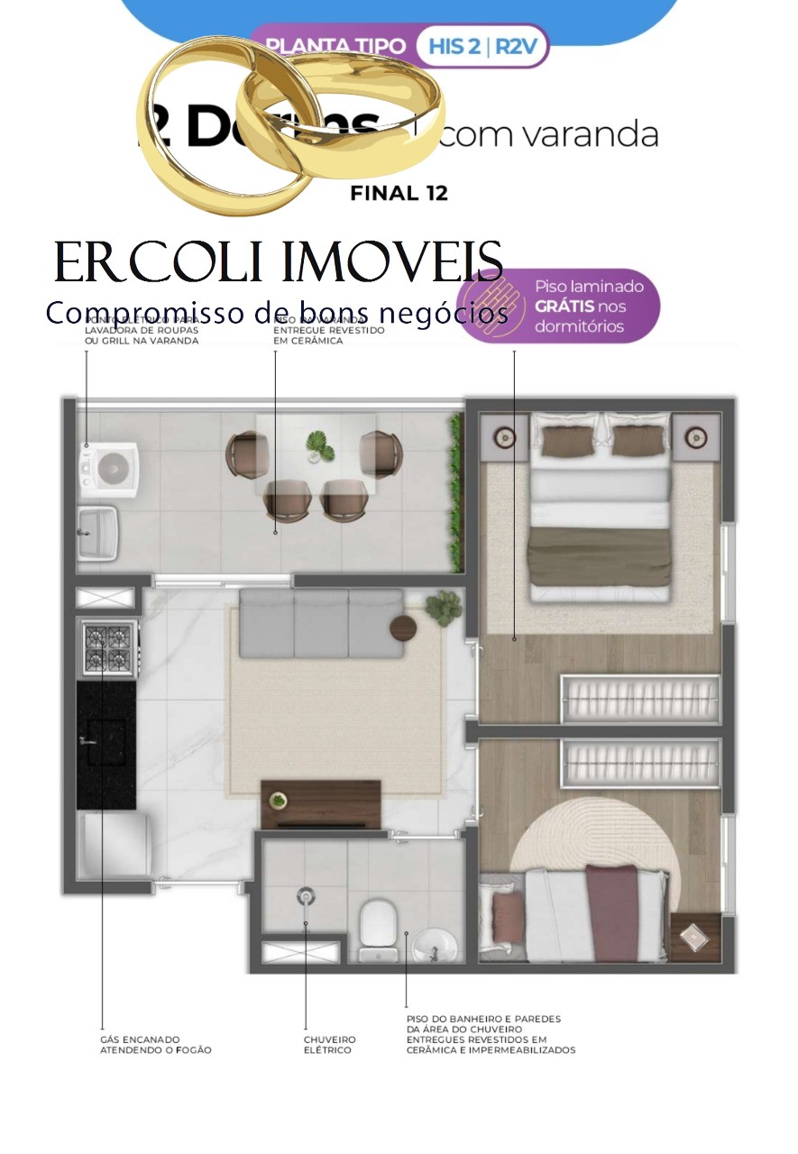 Apartamento, 1 quarto, 28 m² - Foto 11