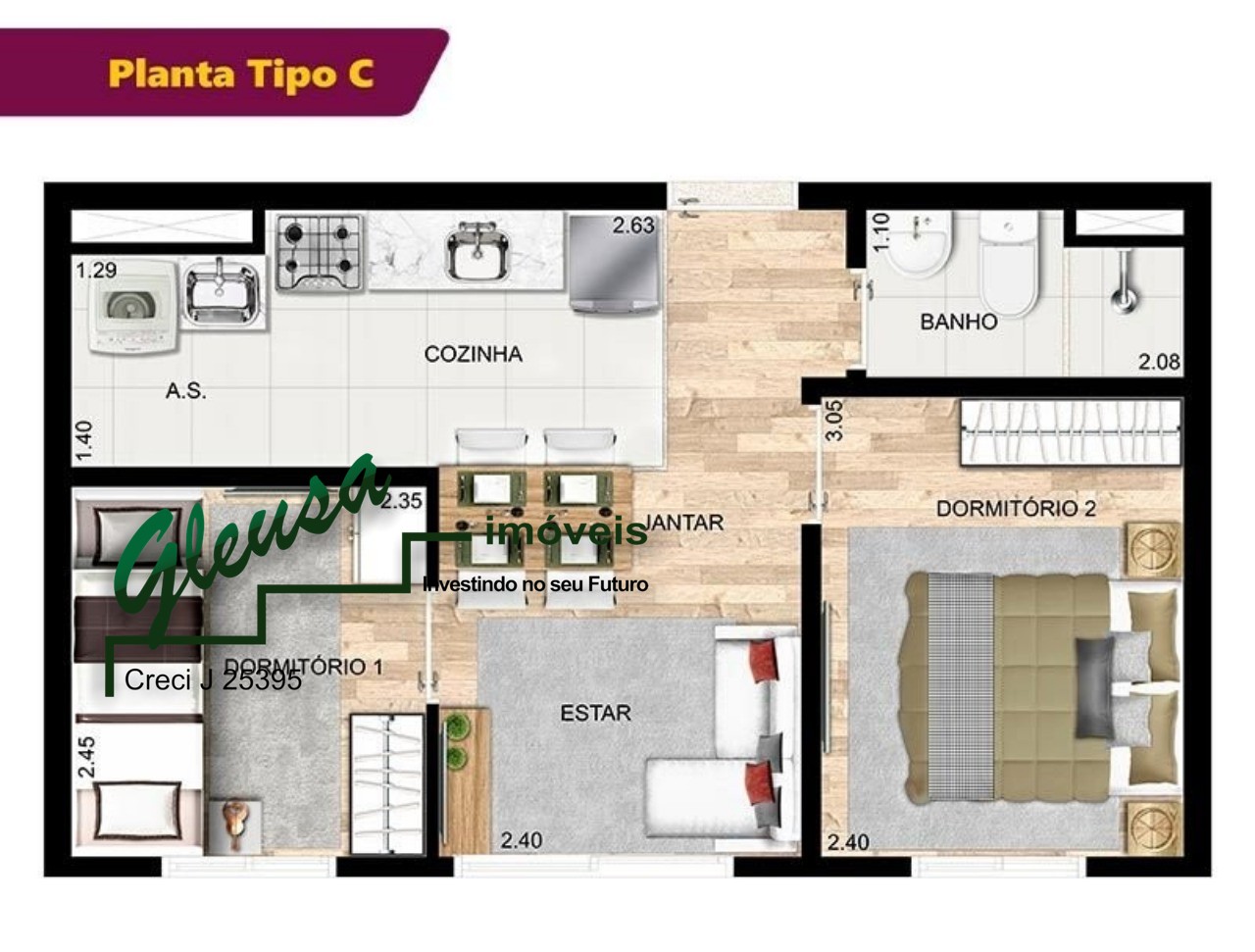 Apartamento à venda com 2 quartos, 35m² - Foto 18