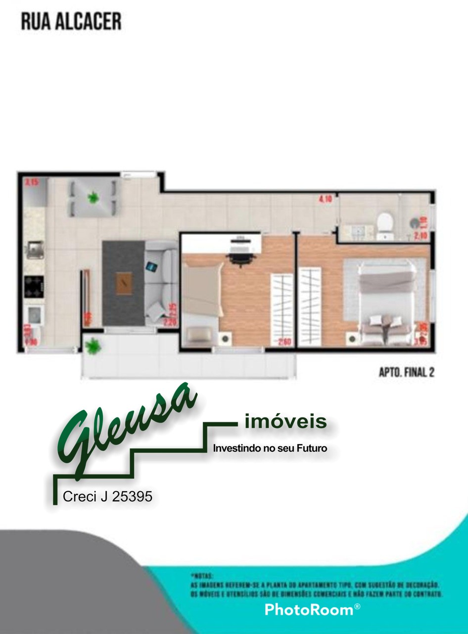 Apartamento à venda com 2 quartos, 46m² - Foto 5