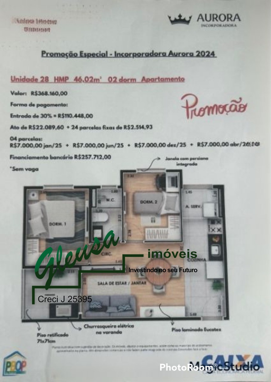 Apartamento à venda com 1 quarto, 28m² - Foto 8