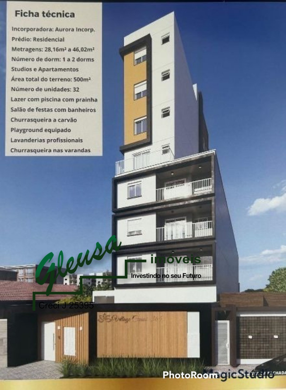 Apartamento à venda com 1 quarto, 28m² - Foto 2