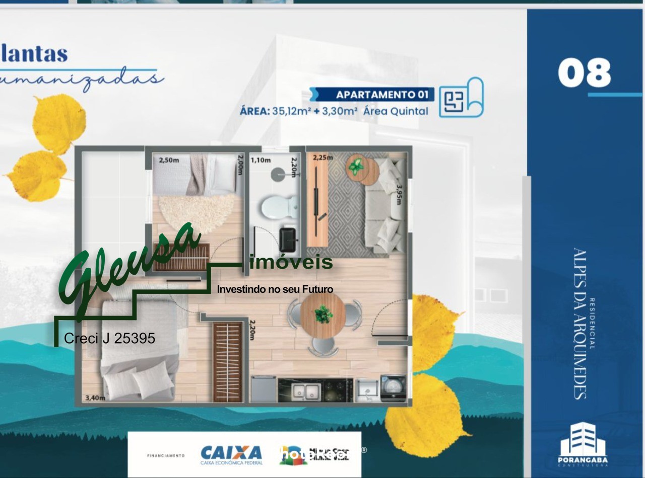 Apartamento, 2 quartos, 35 m² - Foto 5