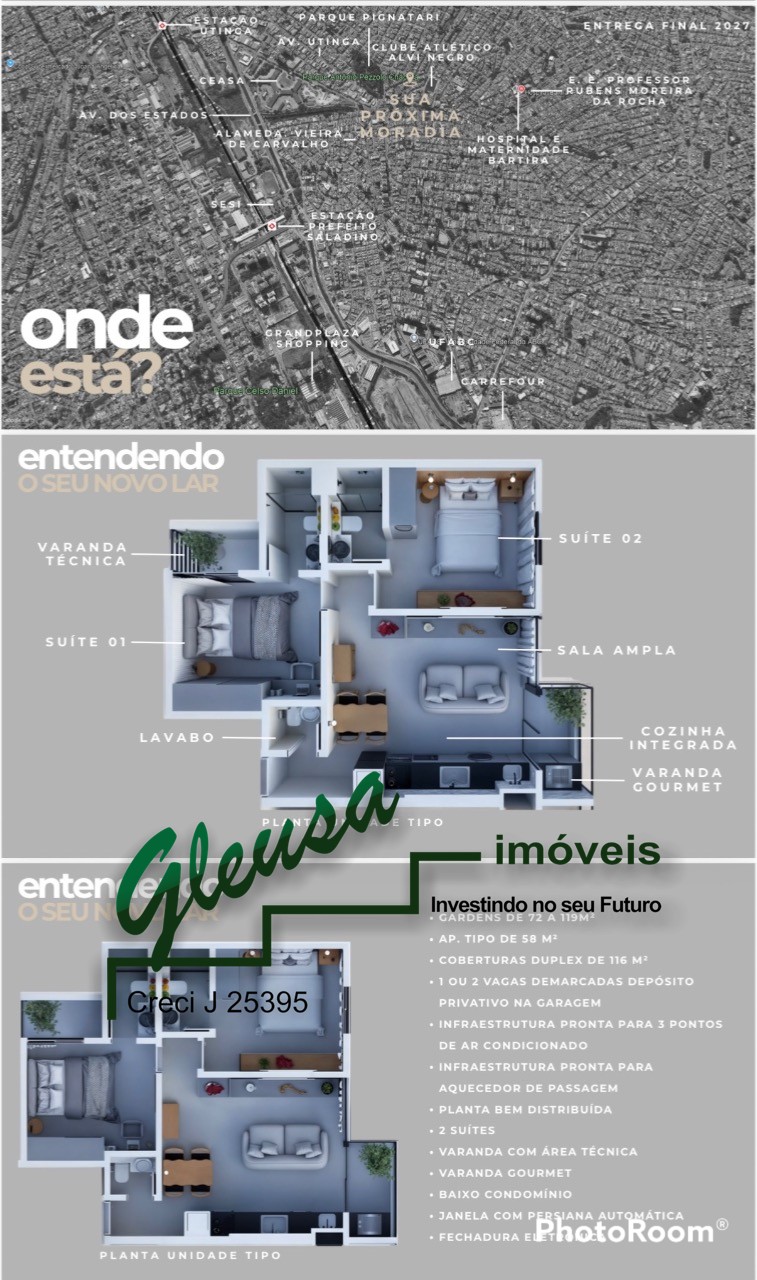 Apartamento, 2 quartos, 59 m² - Foto 2