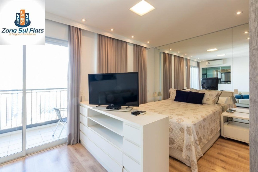 Apartamento à Venda Na Vila Nova Conceição Com 1 Suíte e 1 Vaga - Varanda