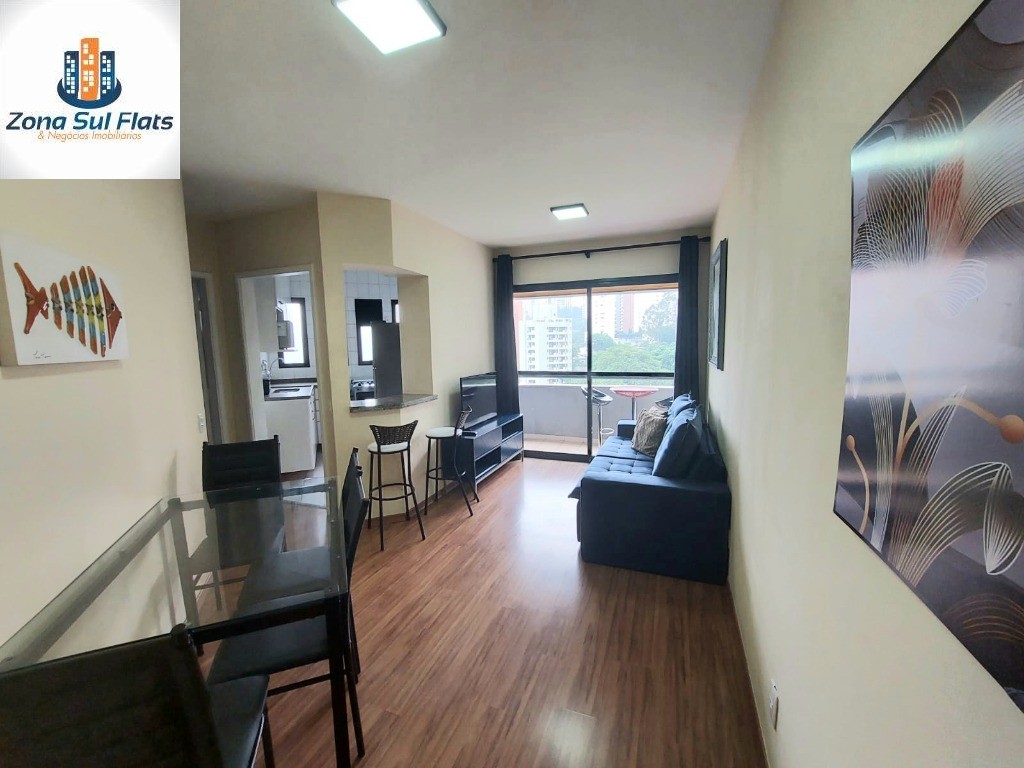 Apartamento à Venda No Morumbi Com 1 Dormitório e 1 Vaga - Varanda