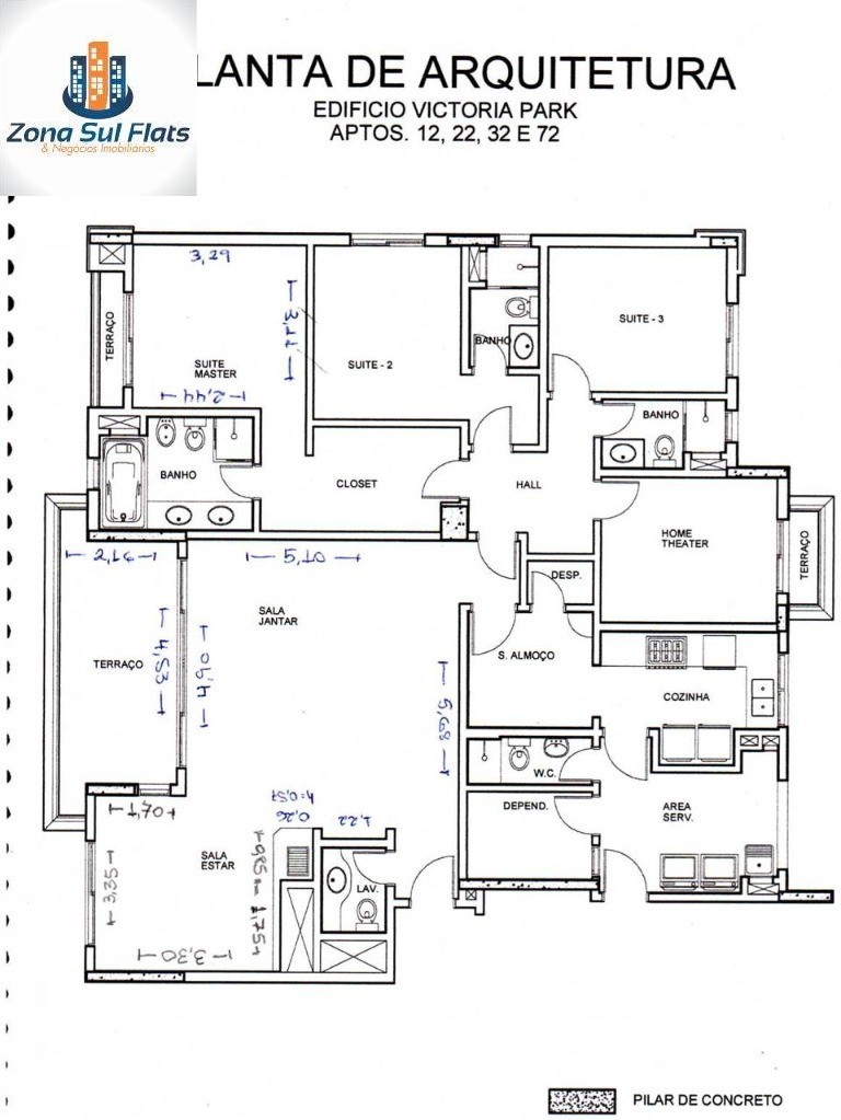 Apartamento à venda com 4 quartos, 167m² - Foto 39