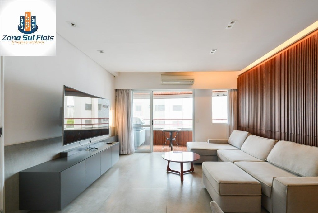 apartamento Mobiliado à Venda Em Moema Com 2 Dormitórios Sendo 1 Suíte e 2 Vagas