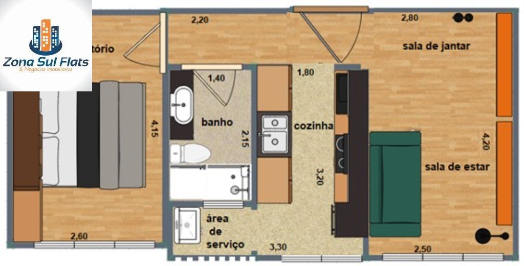 Apartamento à venda com 1 quarto, 50m² - Foto 24