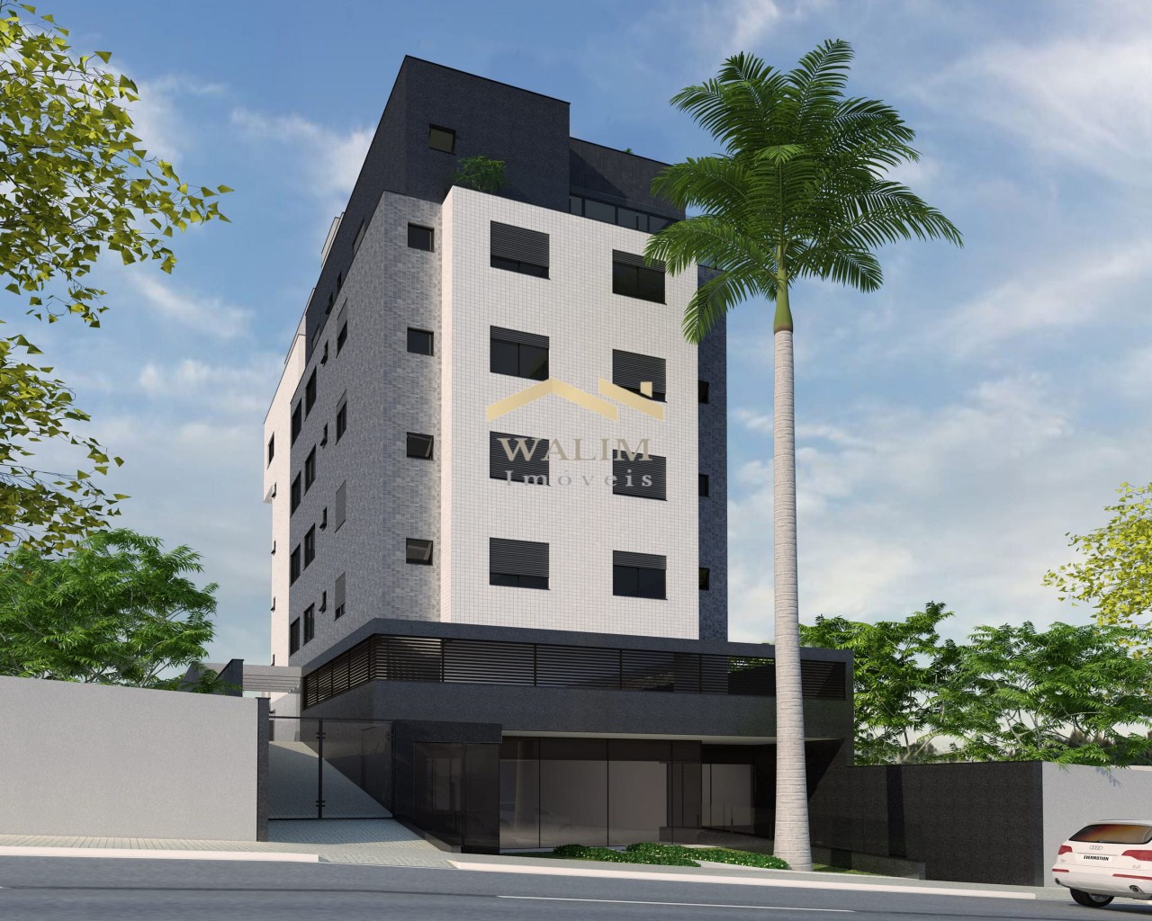 Venda apartamentos em lançamento no Bairro Sion, sendo 2 quartos e 2 suítes, 60,50 m², lavado, 2 va