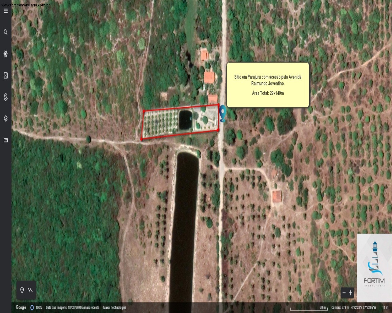 SITIO RESIDENCIAL/COMERCIAL em BEBERIBE - CE, Sítio Floresta