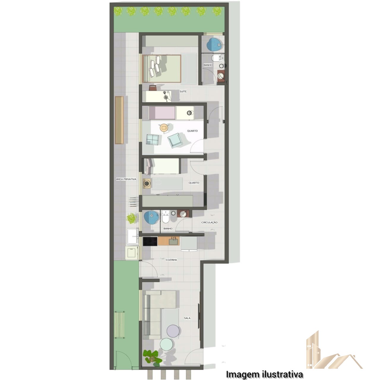APARTAMENTO DISPONÍVEL PARA VENDA, 3 QUARTOS, 70M² POR R$259.000,00 - SERRA DOURADA - VESPASIANO/MG