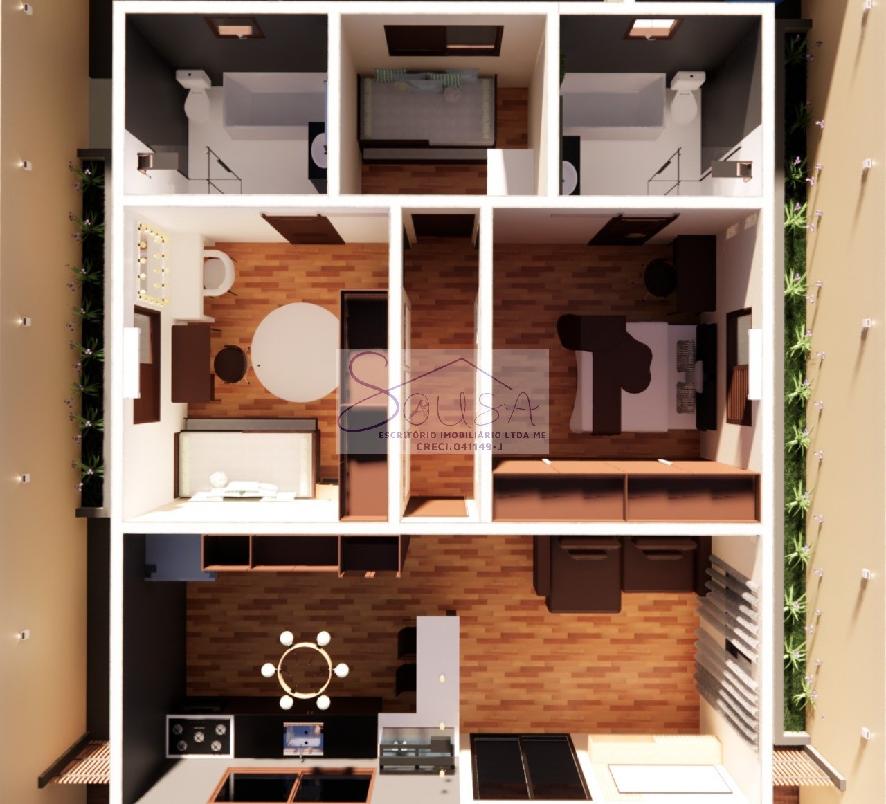 Casa, 2 quartos - Foto 2