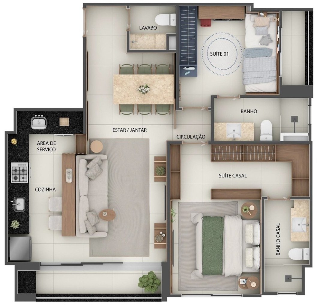 Apartamento à venda com 3 quartos, 97m² - Foto 36