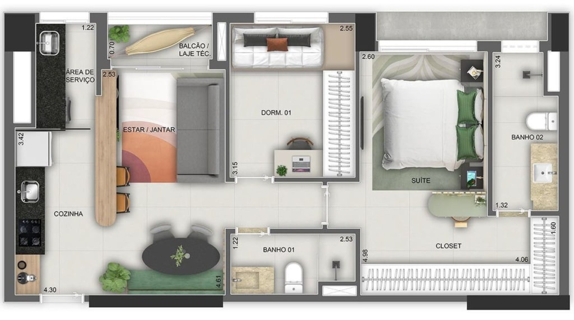 Apartamento à venda com 3 quartos, 147m² - Foto 34