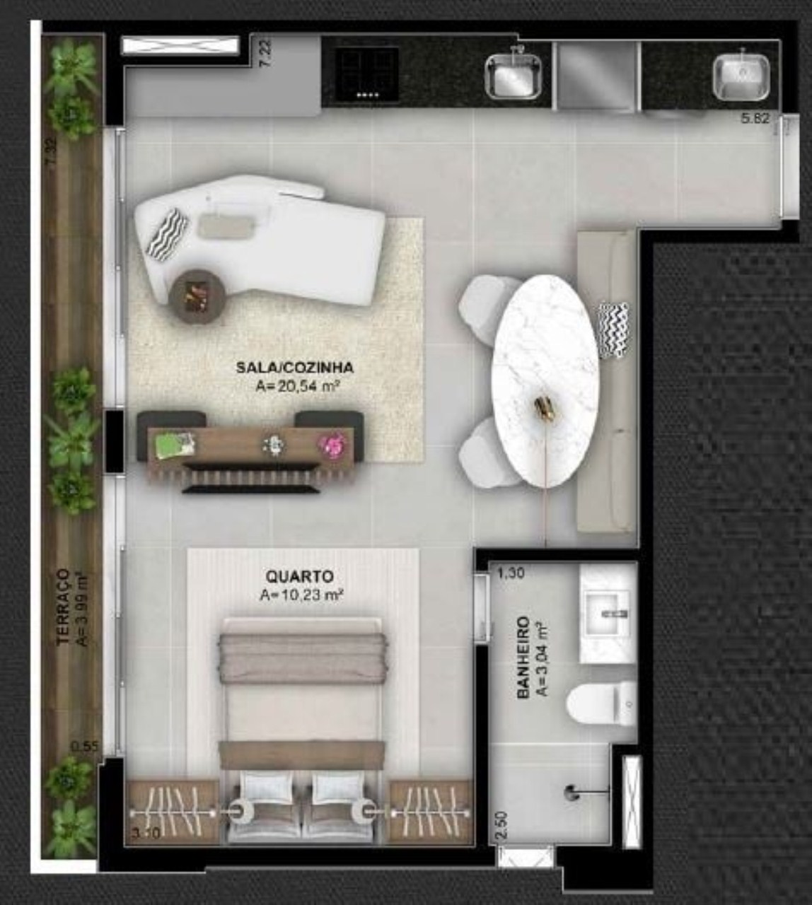 Apartamento à venda com 2 quartos, 146m² - Foto 44