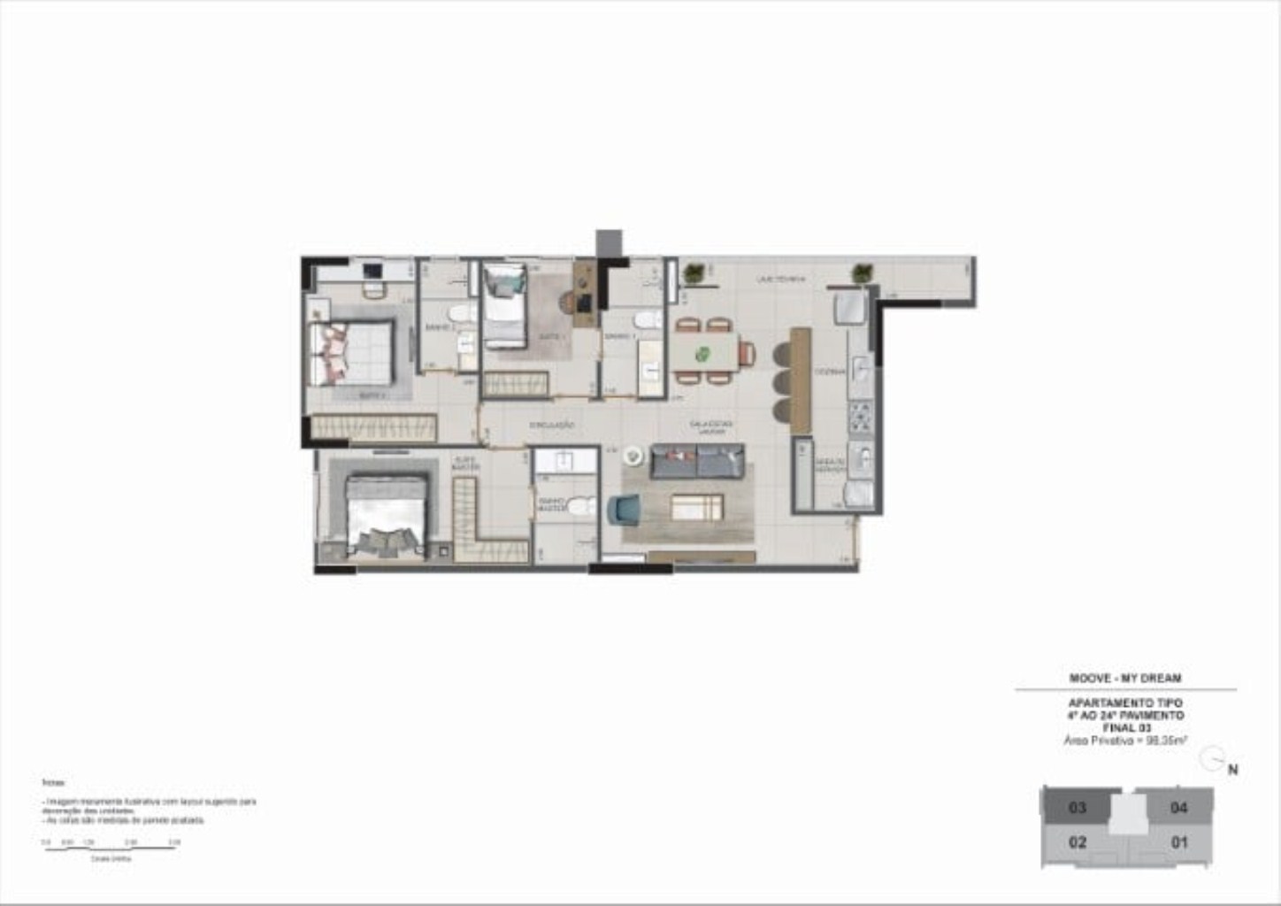 Apartamento à venda com 2 quartos, 152m² - Foto 72