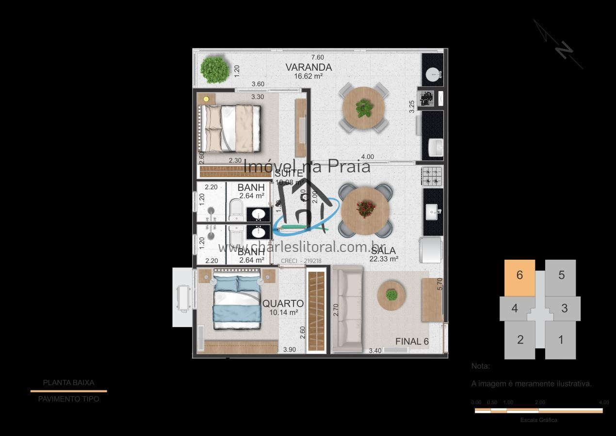 Apartamento à venda com 2 quartos, 76m² - Foto 21