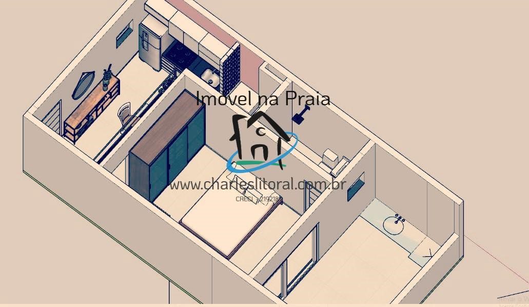 Apartamento à venda com 1 quarto, 41m² - Foto 7