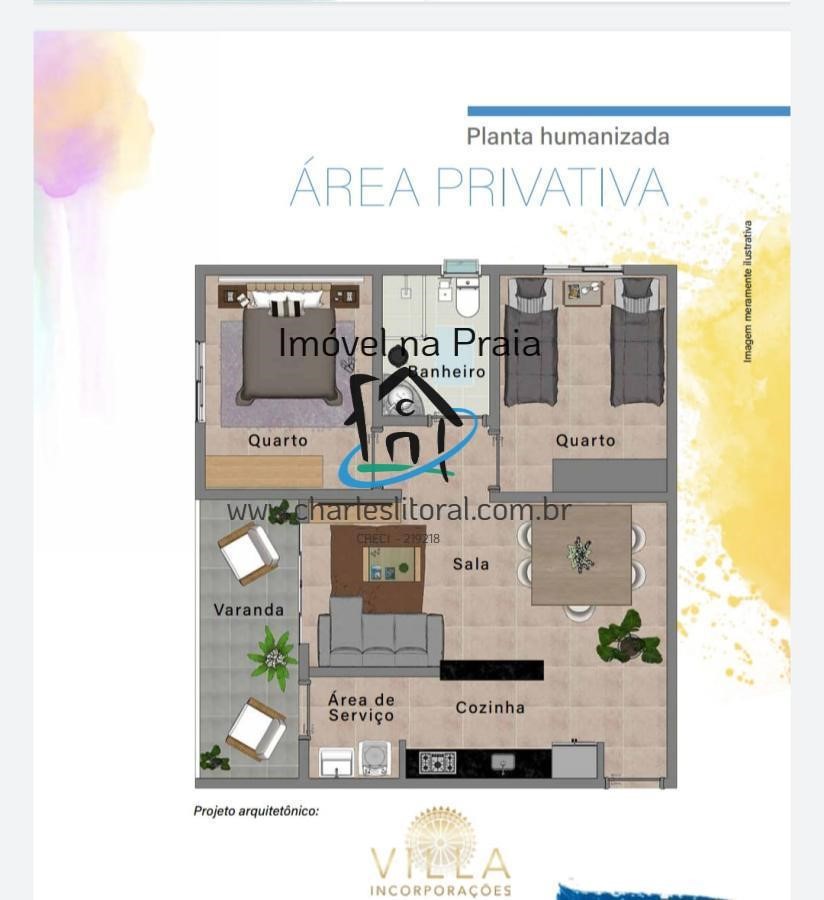 Apartamento à venda com 2 quartos, 56m² - Foto 4