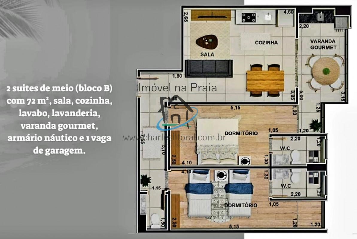 Apartamento à venda com 2 quartos, 68m² - Foto 11