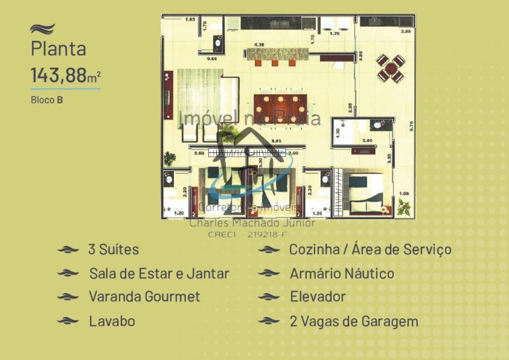 Apartamento à venda com 3 quartos, 143m² - Foto 11