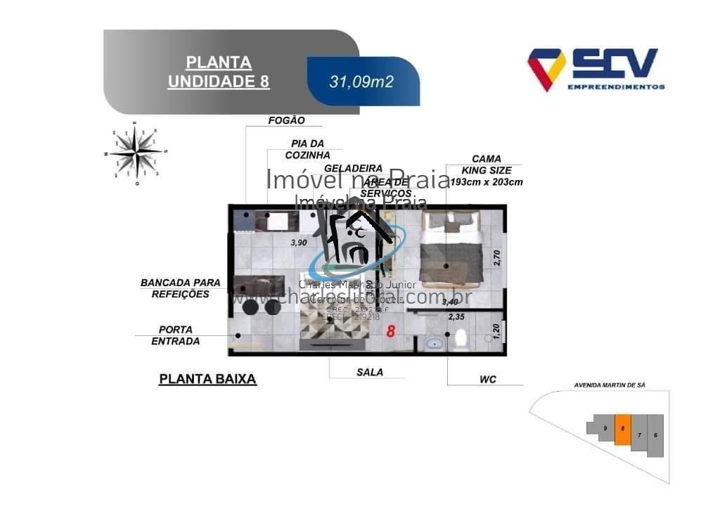 Apartamento à venda com 1 quarto, 30m² - Foto 4