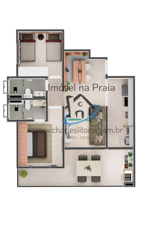 Apartamento à venda com 2 quartos, 58m² - Foto 21