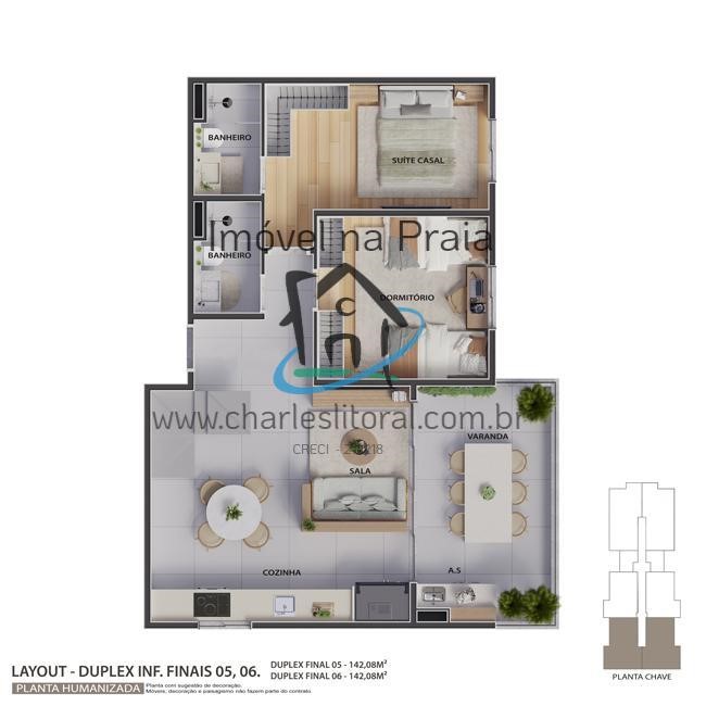 Apartamento à venda com 2 quartos, 58m² - Foto 22