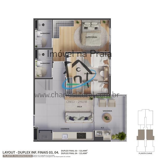 Apartamento à venda com 2 quartos, 58m² - Foto 21