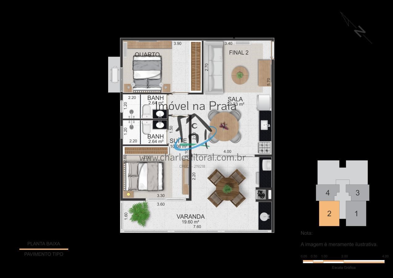 Apartamento à venda com 2 quartos, 76m² - Foto 14