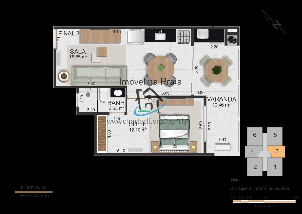 Apartamento à venda com 2 quartos, 76m² - Foto 17