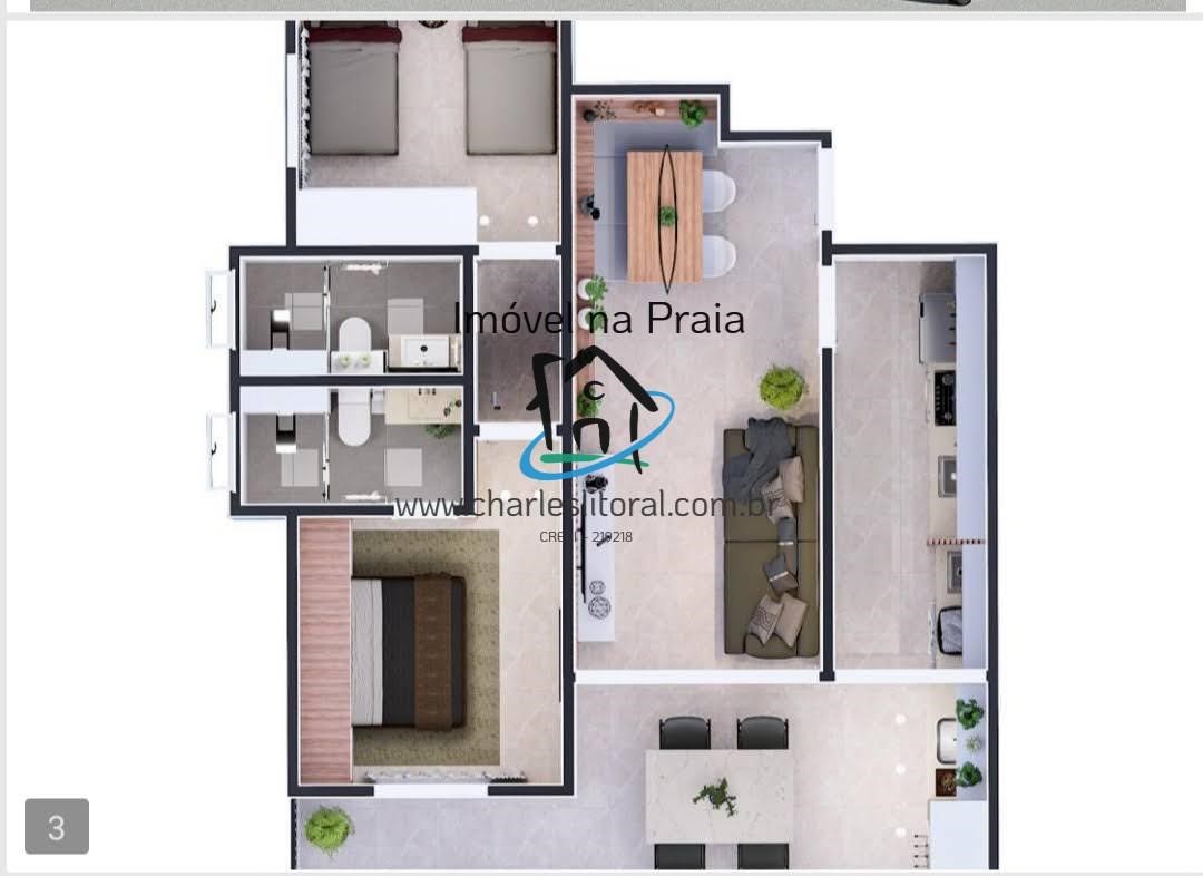 Apartamento à venda com 2 quartos, 58m² - Foto 4