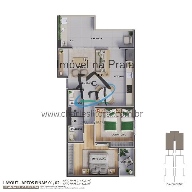 Apartamento à venda com 2 quartos, 58m² - Foto 31