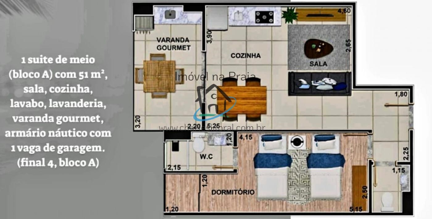 Apartamento à venda com 2 quartos, 68m² - Foto 7