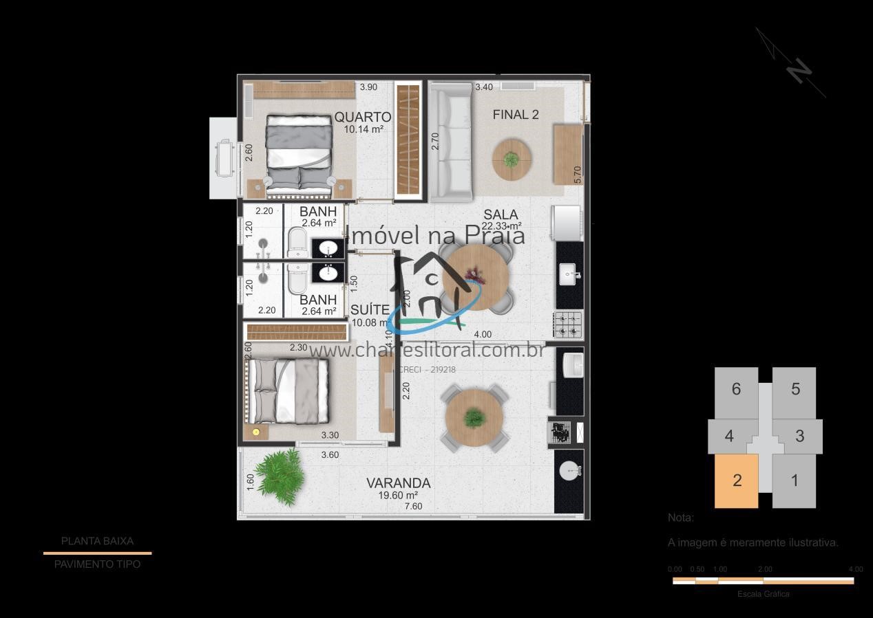 Apartamento à venda com 2 quartos, 76m² - Foto 15