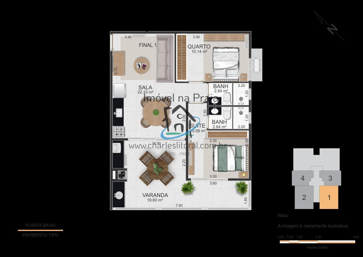 Apartamento à venda com 2 quartos, 76m² - Foto 12