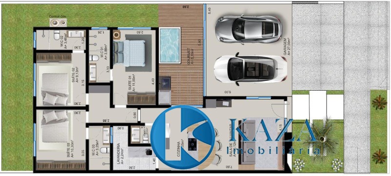 Casa, 3 quartos, 127 m² - Foto 11