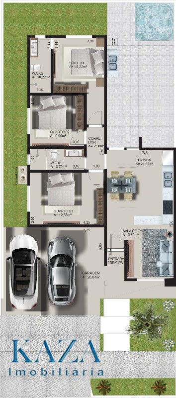 Casa, 2 quartos, 109 m² - Foto 4