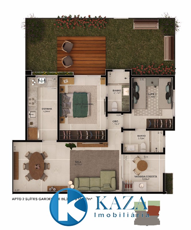 Apartamento, 2 quartos, 62 m² - Foto 25